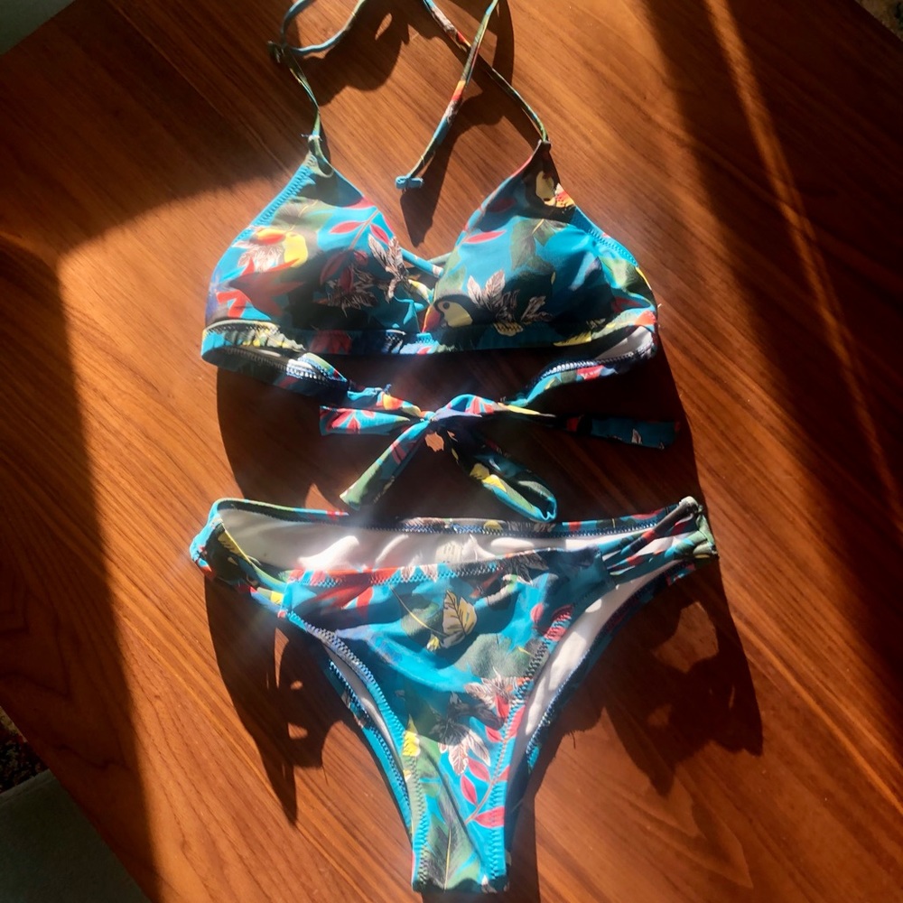 SHEIN tropical bikini